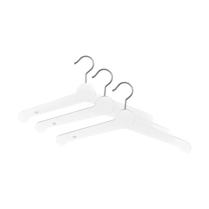 Nostalgi clothes hanger 3-pack - White - Essem Design