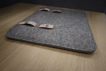 Nostalgi seat cushion 33x40 cm - Gray natural wool - Essem Design