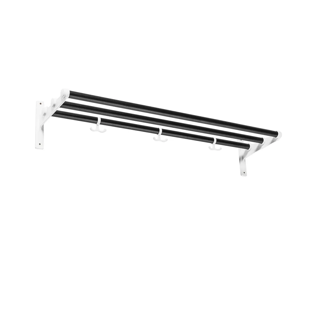 Nostalgi Shoe or hat shelf, Black, white stand Essem Design
