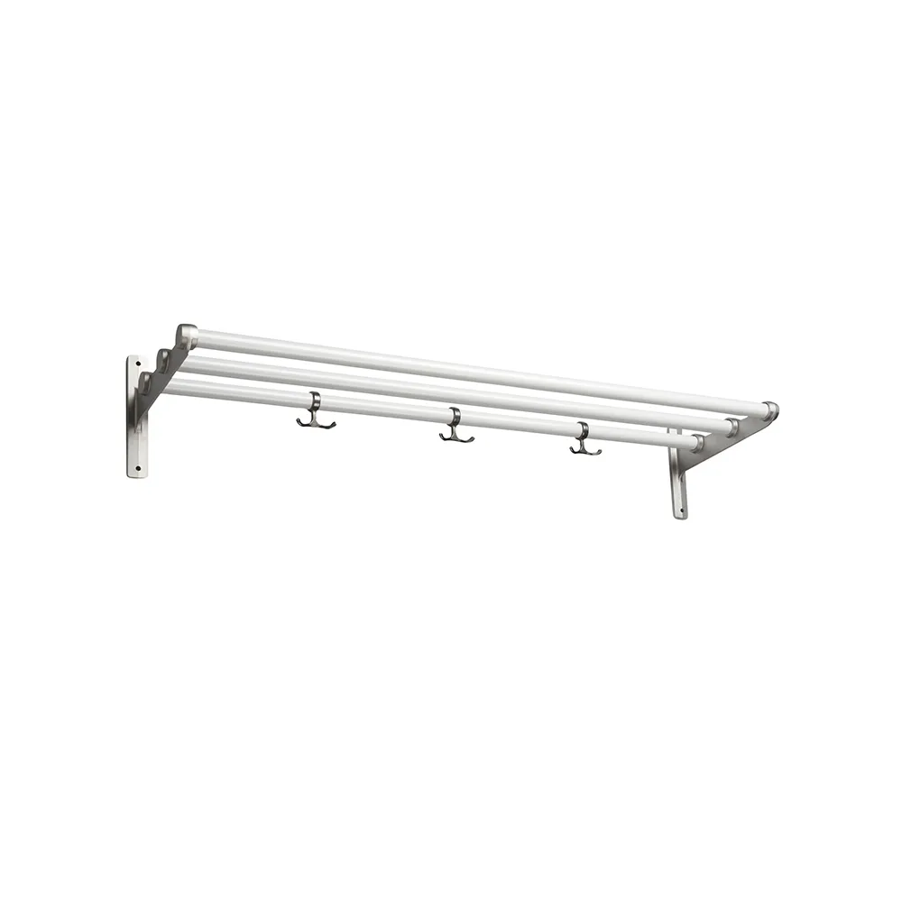 Nostalgi Shoe or hat shelf, White, aluminium stand Essem Design