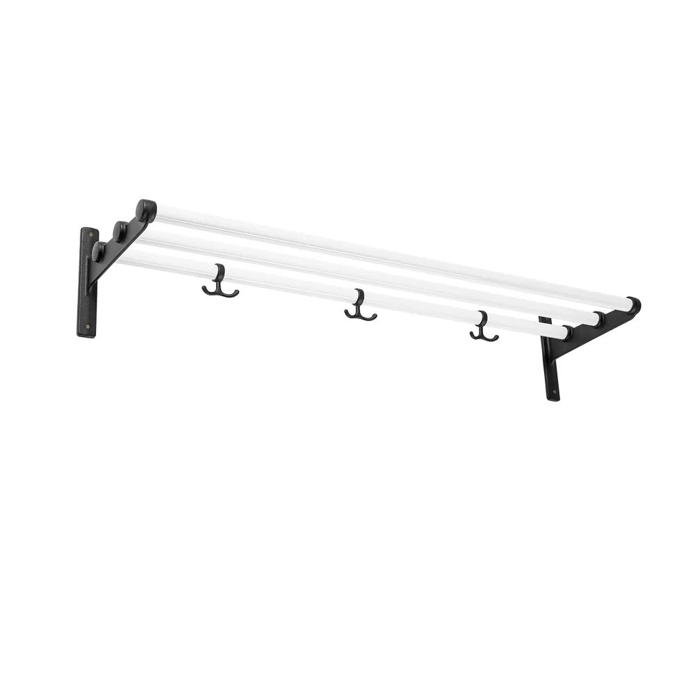Nostalgi Shoe or hat shelf, White, black stand Essem Design