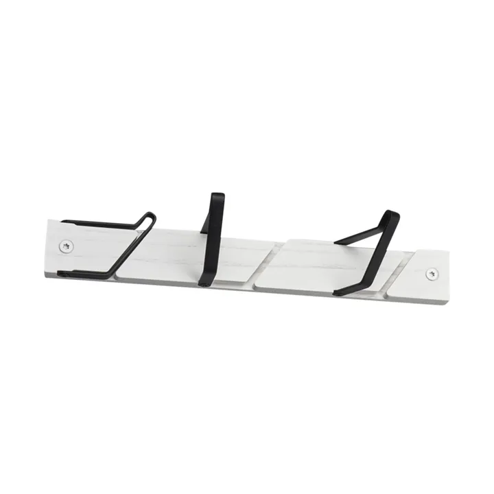 Tamburin coat hook 31.5 cm - White-black - Essem Design