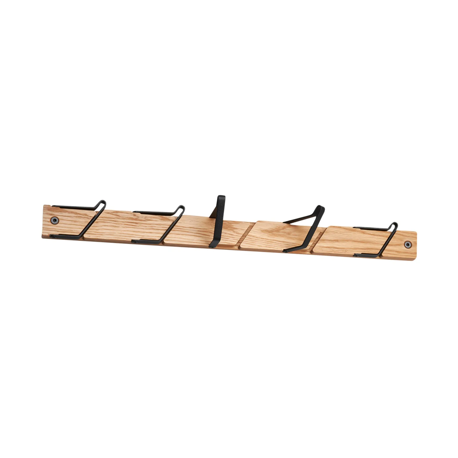 Tamburin coat hook 52.5 cm, Oak-black Essem Design
