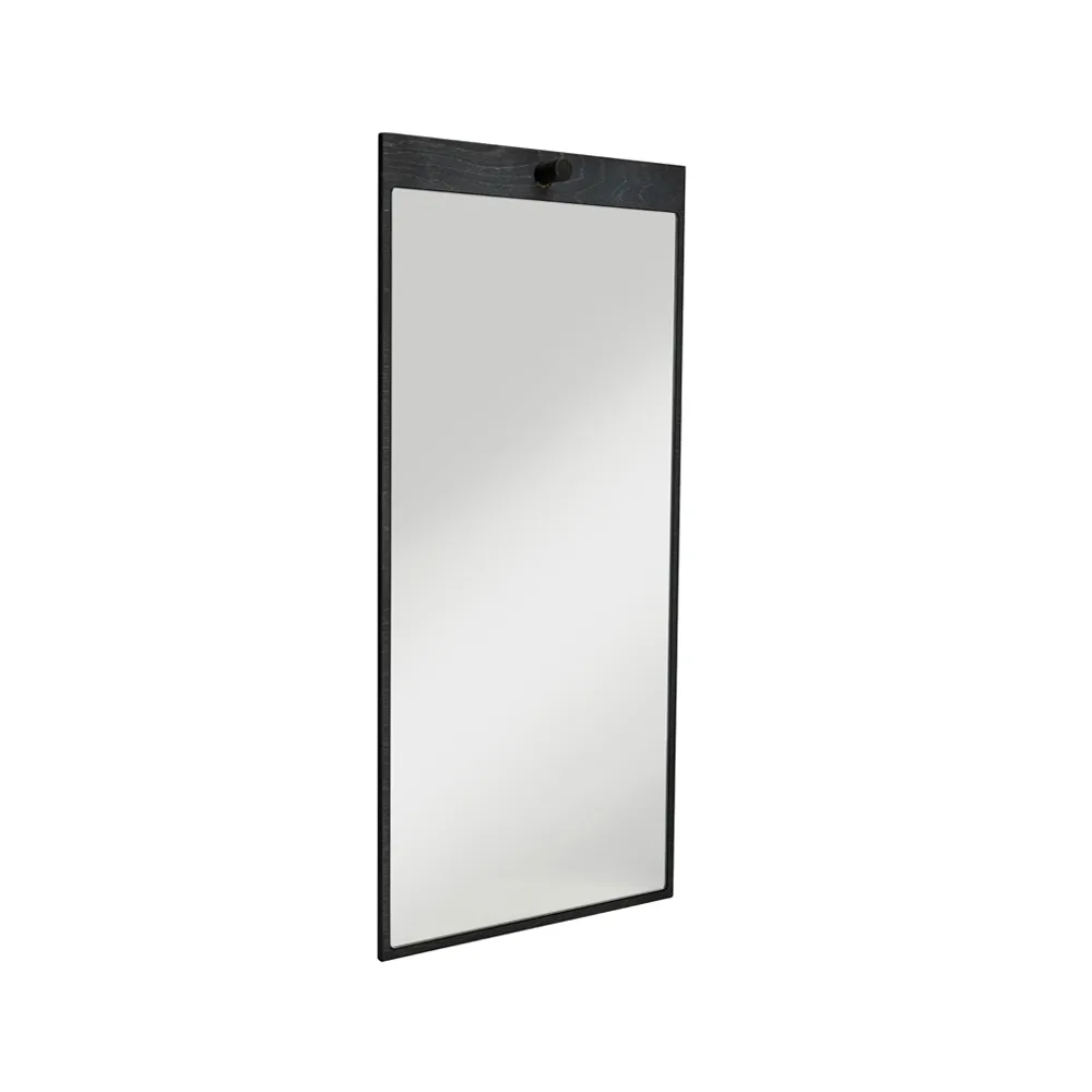 Tillbakablick rectangular mirror, Black Essem Design