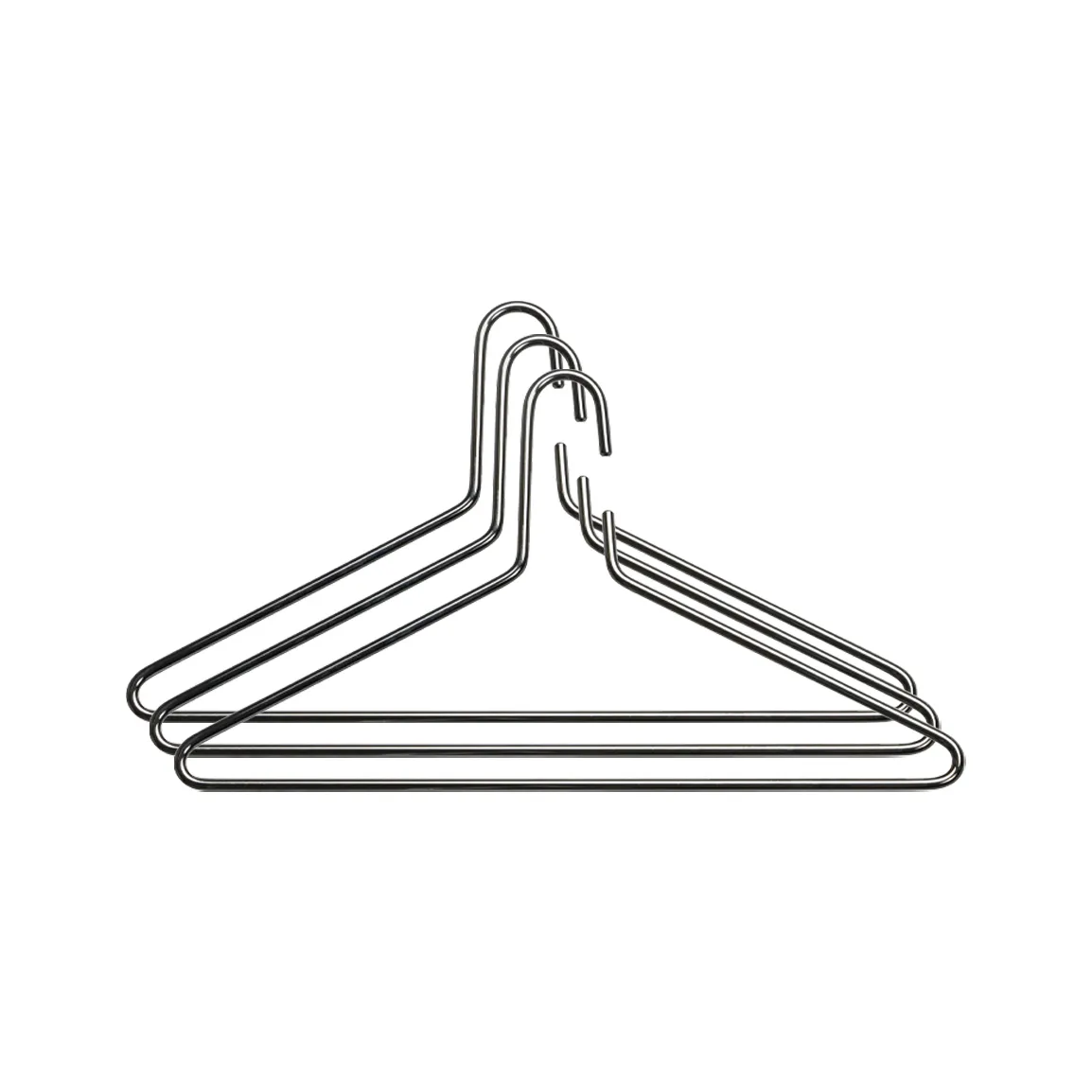 Triangel hanger 3-pack, chrome Essem Design