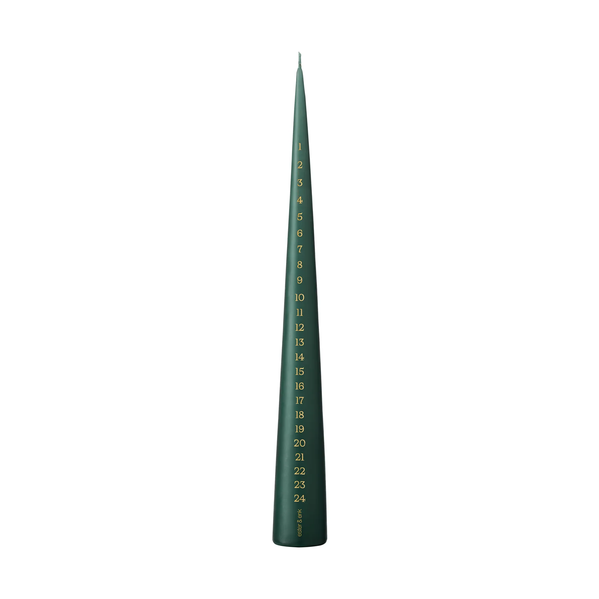 ester & erik advent candle 37 cm, 60 noble pine ester & erik