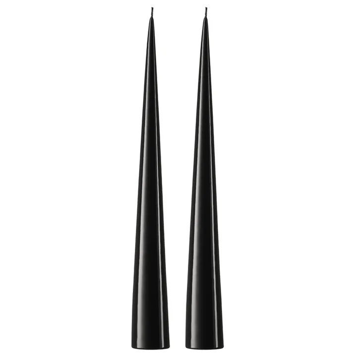 ester & erik chandelier 37 cm 2-pack lacquered - Raw black 75-0 - ester & erik