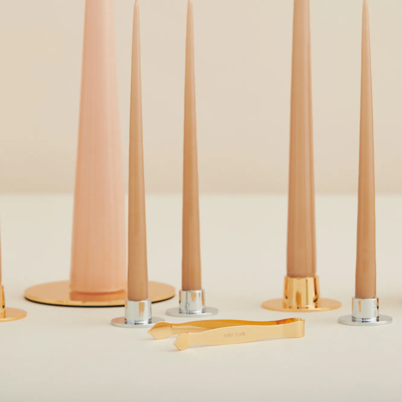 ester & erik chandelier 37 cm 2-pack matte, Ice latte 11 ester & erik