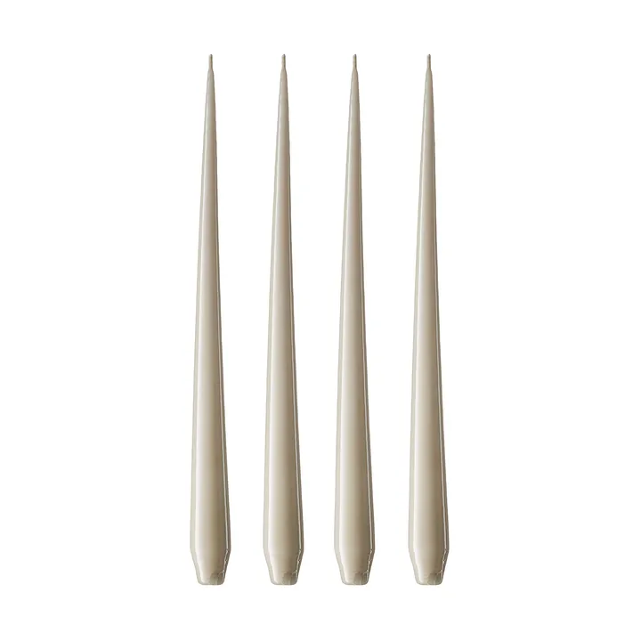 ester & erik light 4-pack lacquered - linen grey, 42 cm - ester & erik