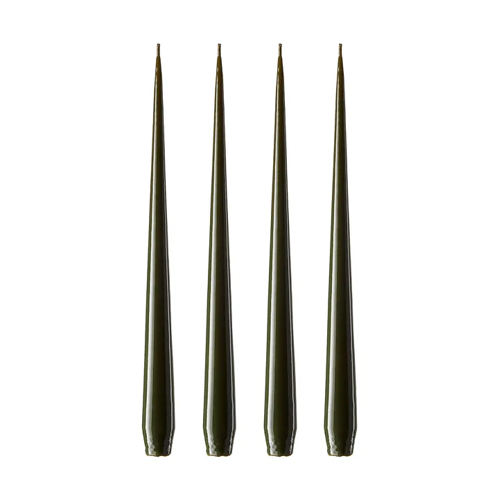 ester & erik light 4-pack lacquered - mörk deep forest, 32 cm - ester & erik