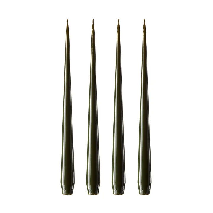 ester & erik light 4-pack lacquered - mörk deep forest, 42 cm - ester & erik