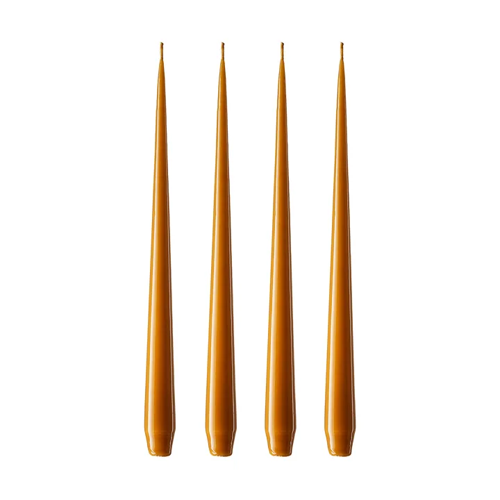 ester & erik light 4-pack lacquered - mörk saffran, 42 cm - ester & erik