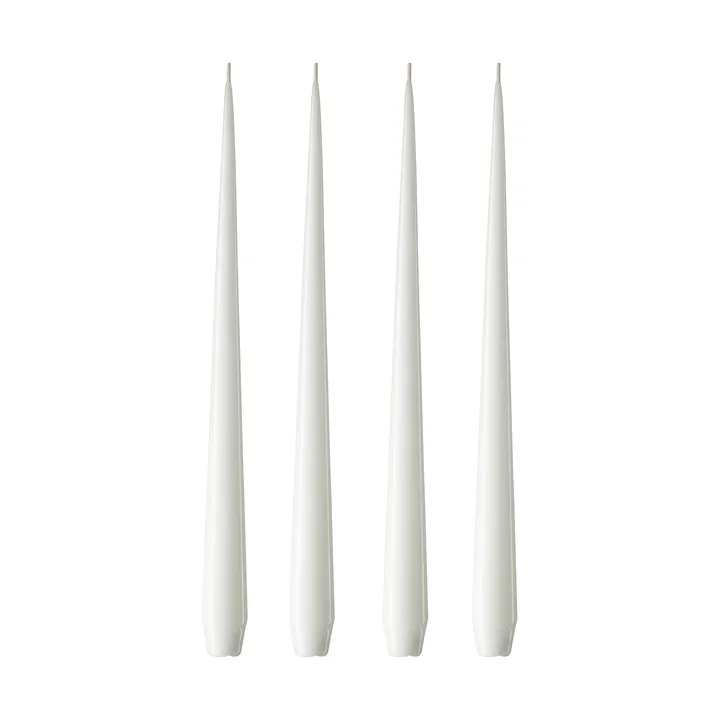 ester & erik light 4-pack lacquered - pure white, 42 cm - ester & erik
