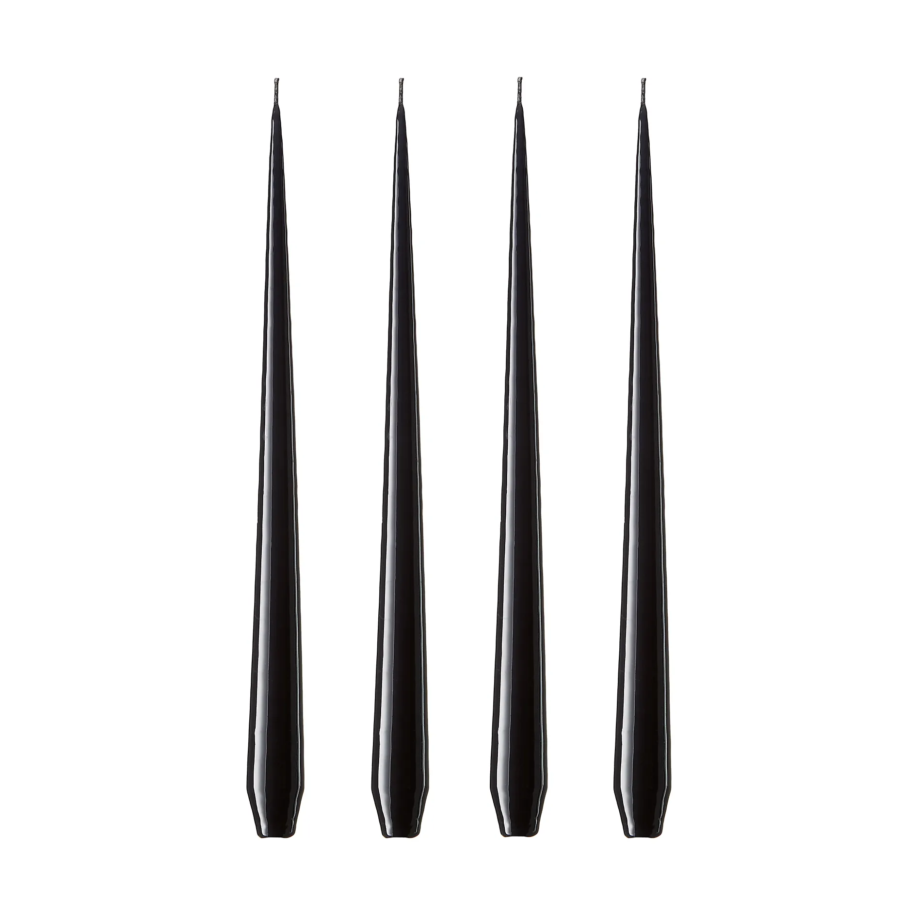 ester & erik light 4-pack lacquered, raw black, 42 cm ester & erik