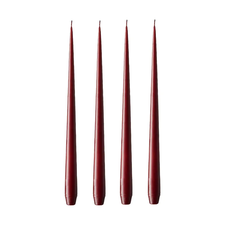 ester & erik light 4-pack matte - vinröd, 42 cm - ester & erik