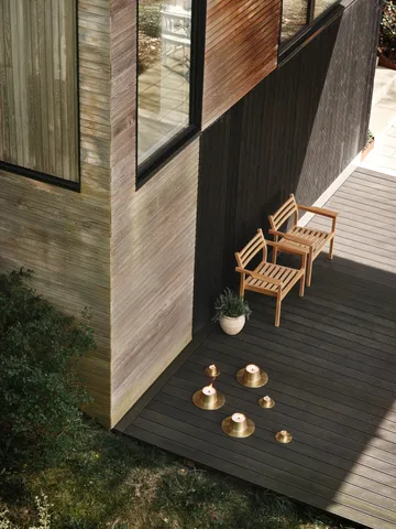 ester & erik outdoor candle holder small Ø16 cm - Gold - ester & erik