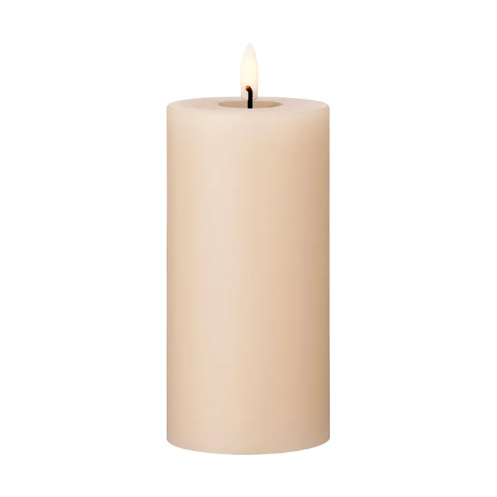 ester & erik pillar candle LED - 11 Ice Latte, 15 cm - ester & erik