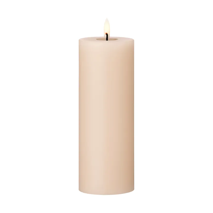 ester & erik pillar candle LED - 11 Ice Latte, 20 cm - ester & erik