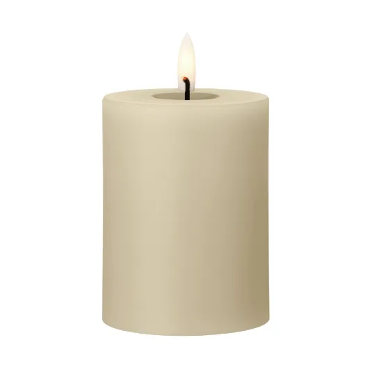 ester & erik pillar candle LED, 14 Pale ginger, 10 cm ester & erik