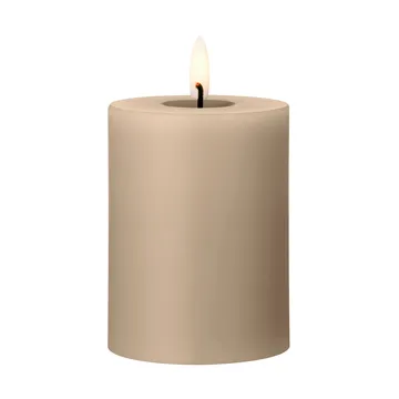 ester & erik pillar candle LED - 18 Nougat Note, 10 cm - ester & erik