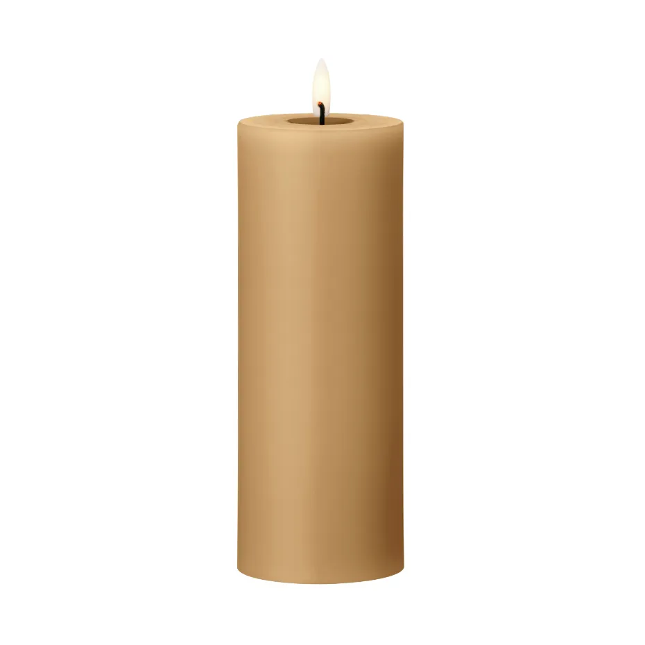 ester & erik pillar candle LED, 27 Almond butter, 20 cm ester & erik