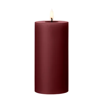 ester & erik pillar candle LED - 44/2 Deep Wine, 15 cm - ester & erik