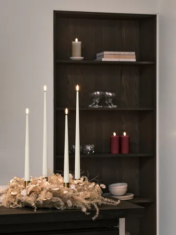 ester & erik pillar candle LED - 44/2 Deep Wine, 15 cm - ester & erik
