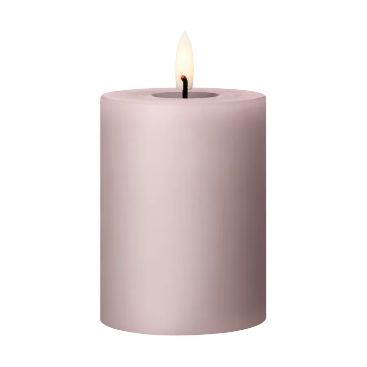 ester & erik pillar candle LED - 52 Soft Rose, 10 cm - ester & erik