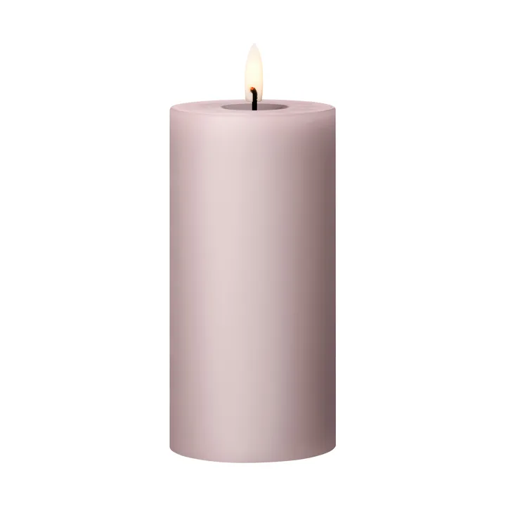 ester & erik pillar candle LED - 52 Soft Rose, 15 cm - ester & erik