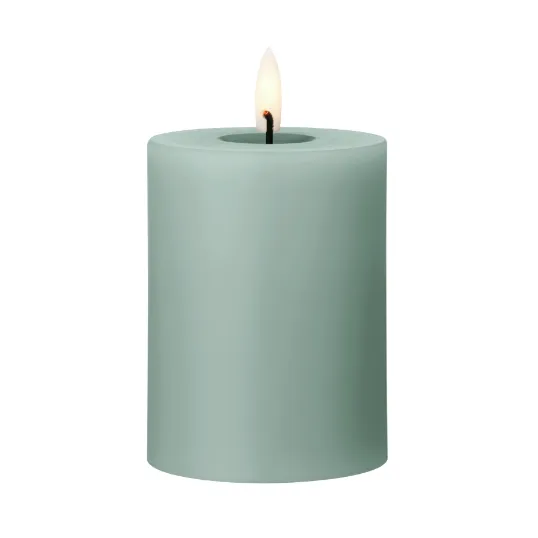 ester & erik pillar candle LED, 67 Jade stone, 10 cm ester & erik
