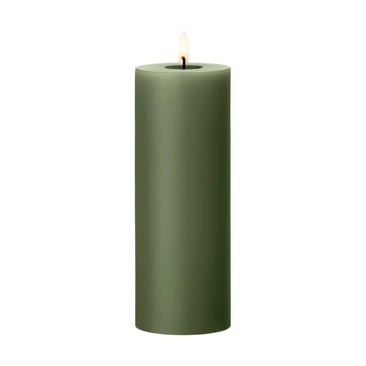 ester & erik pillar candle LED - 70 Green Soil, 20 cm - ester & erik