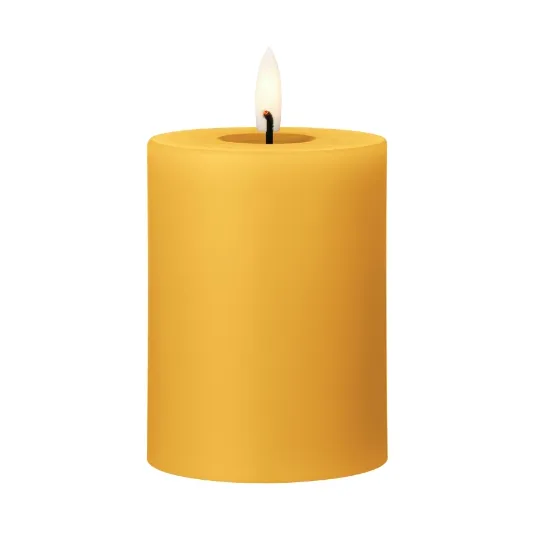 ester & erik pillar candle LED - 85 Mango, 10 cm - ester & erik