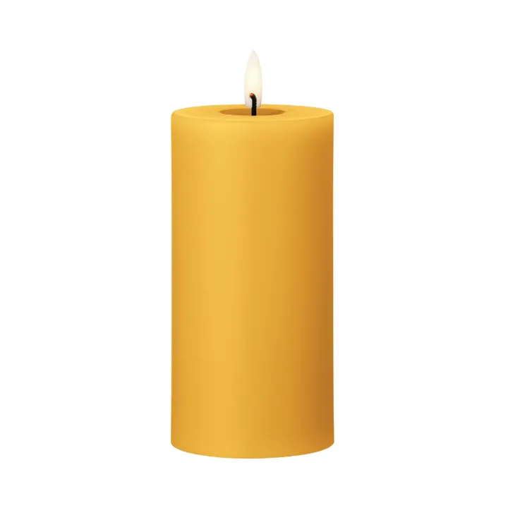 ester & erik pillar candle LED - 85 Mango, 15 cm - ester & erik