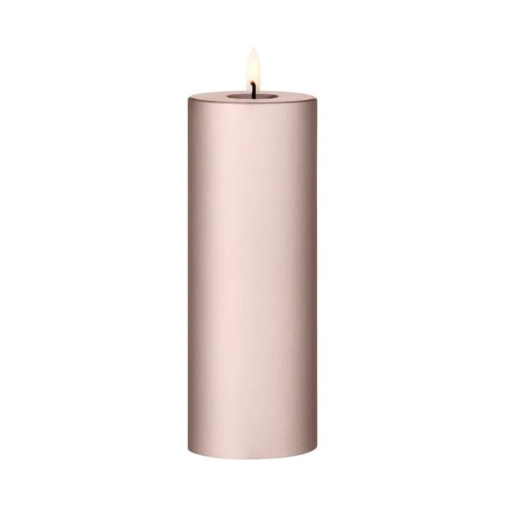 ester & erik pillar candle LED - 94 Champagne Metallic, 20 cm - ester & erik