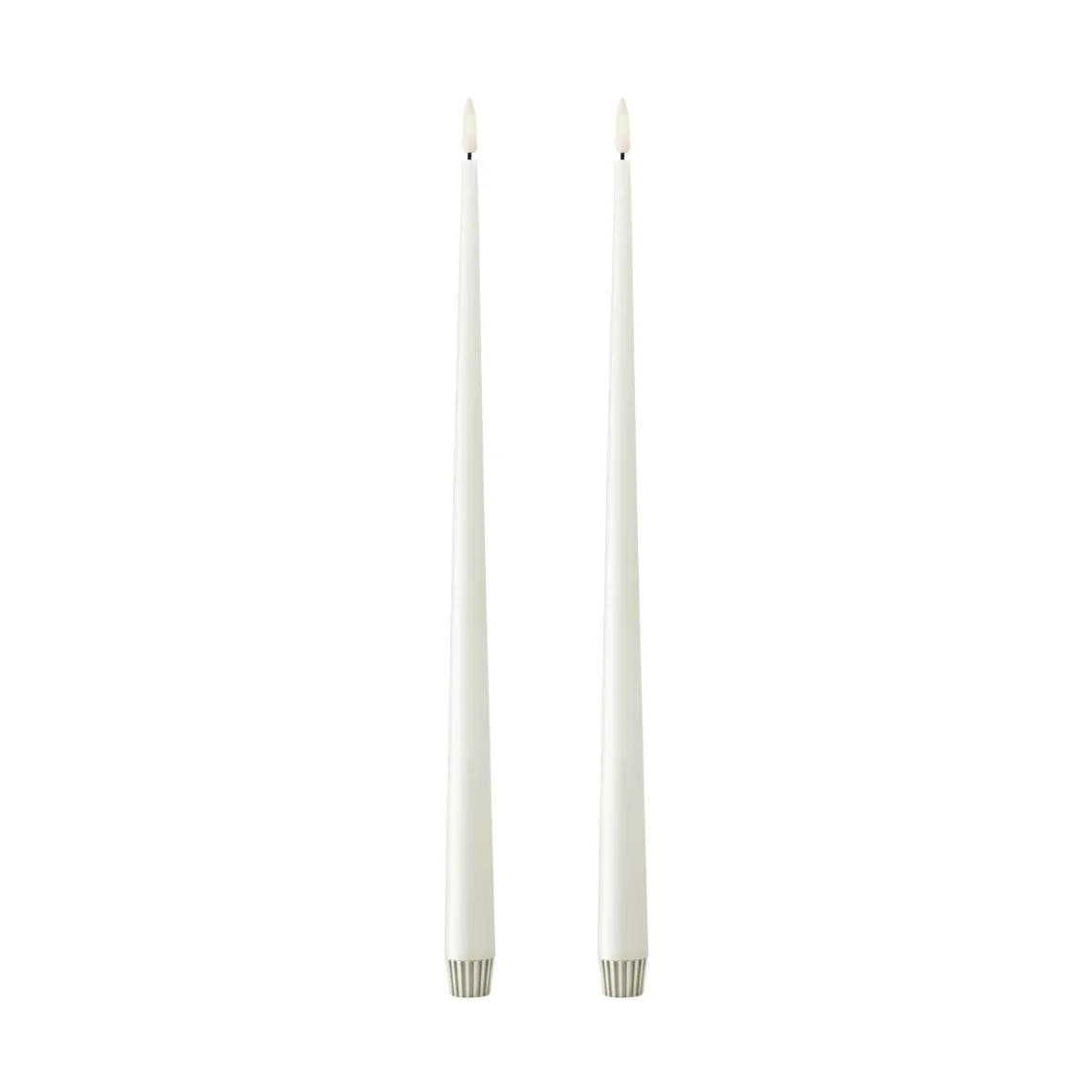ester & erik taper candle LED 2-pack, 10 Silky, 40 cm ester & erik