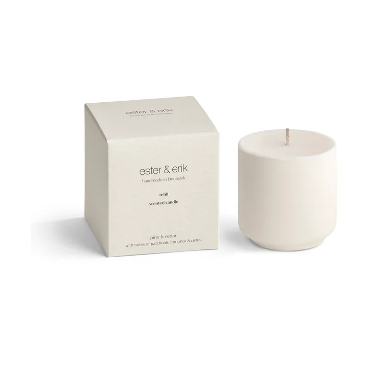 Refill ester & erik scented candles - Pine & cedar - ester & erik