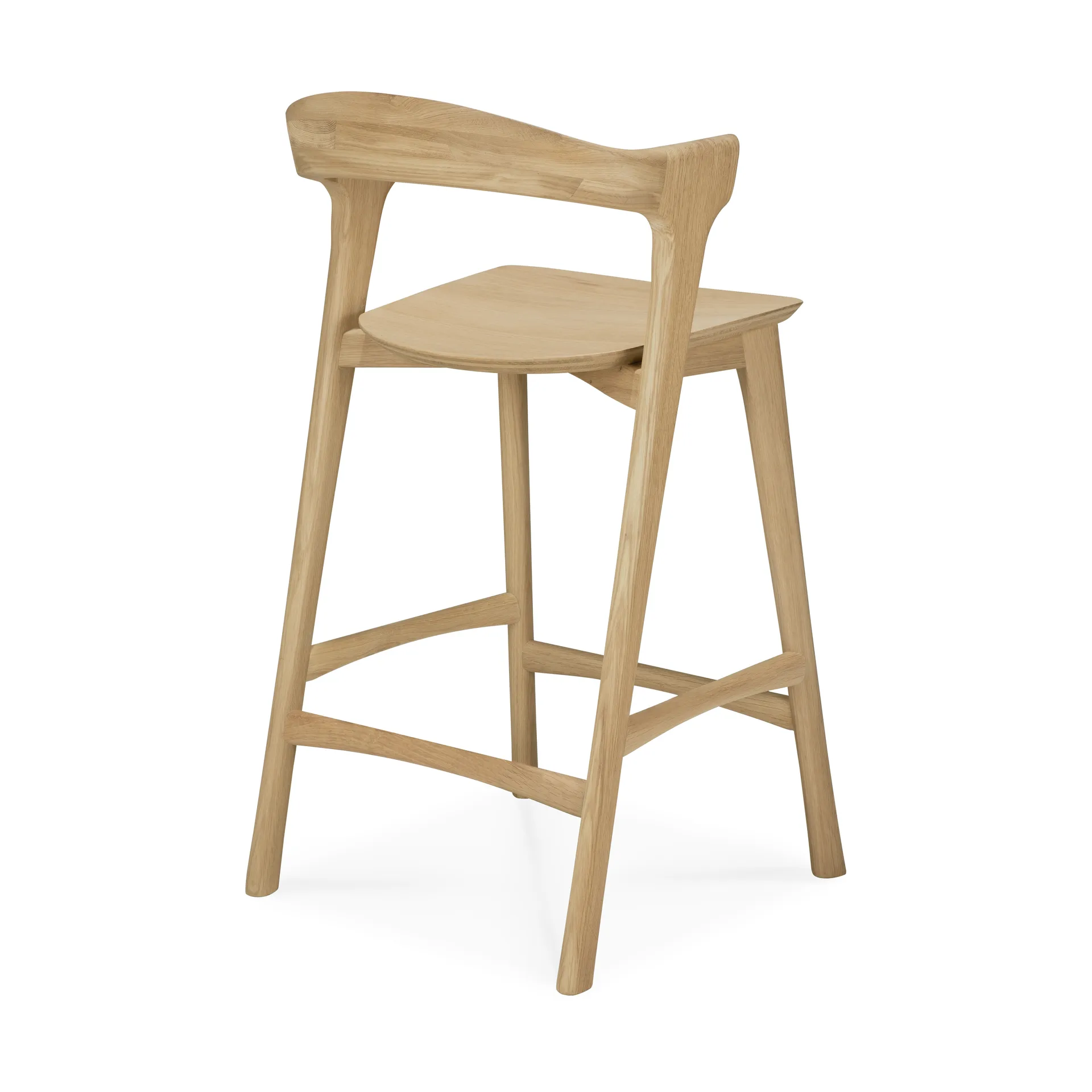 Beech bar stool, Lacquered oak, 65 cm Ethnicraft