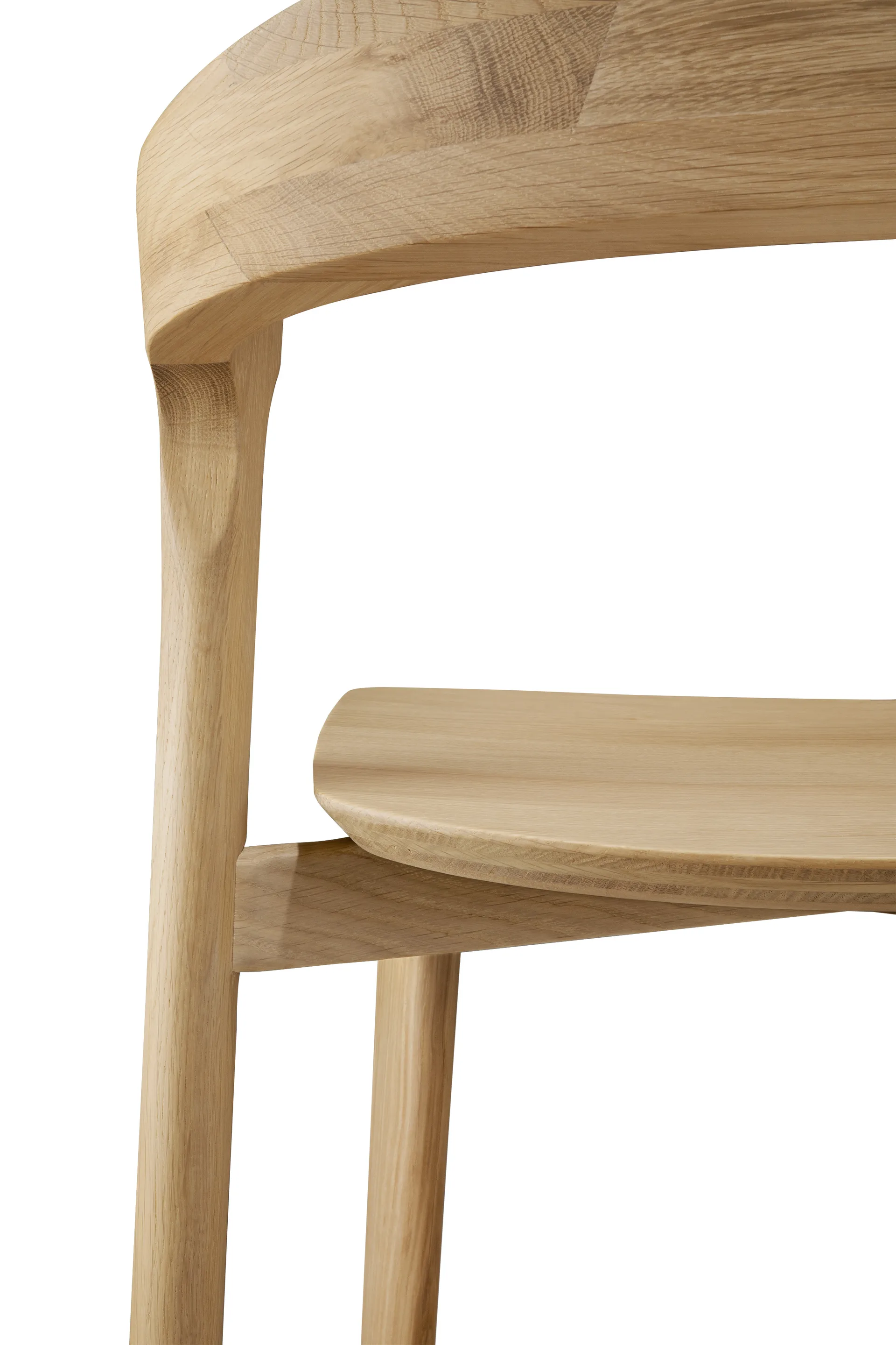 Beech bar stool, Lacquered oak, 75 cm Ethnicraft