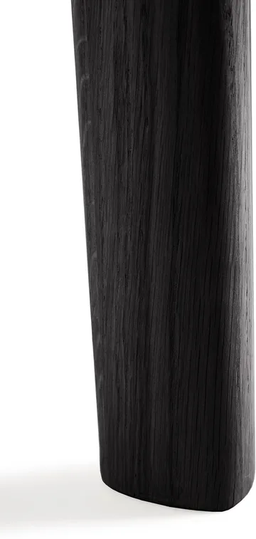 Beech dining table oval 129/179x100x76 cm - Black stained oak - Ethnicraft