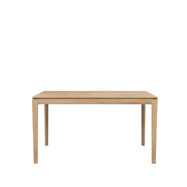 Beech dining table with extension leaf - Oak wax oil 90x140/220 cm - Ethnicraft