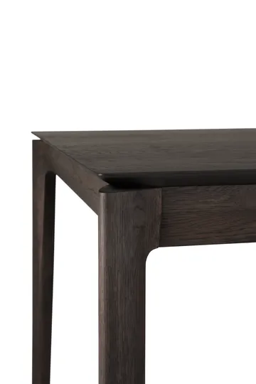 Beech extendable dining table - Brown-lacquered oak, 100x180/280 cm - Ethnicraft