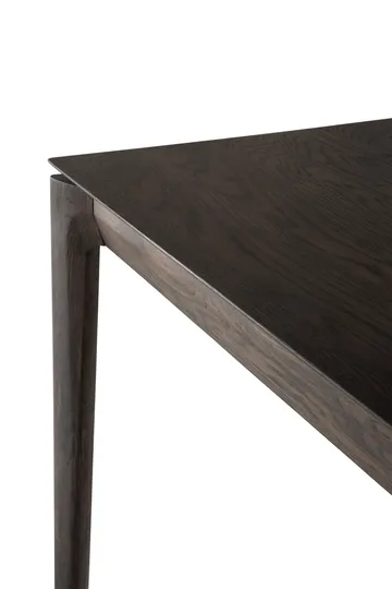 Beech extendable dining table - Brown-lacquered oak, 100x180/280 cm - Ethnicraft