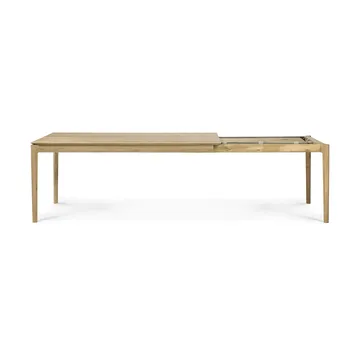 Beech extendable dining table - Lacquered oak, 100x180/280 cm - Ethnicraft