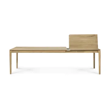 Beech extendable dining table - Lacquered oak, 100x180/280 cm - Ethnicraft
