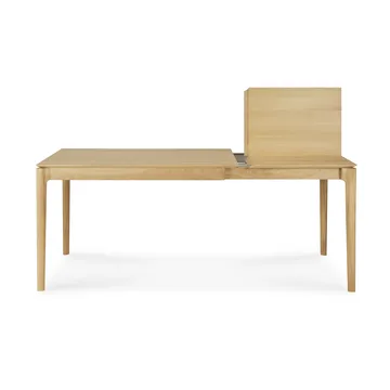 Beech extendable dining table - Lacquered oak, 90x120/180 cm - Ethnicraft