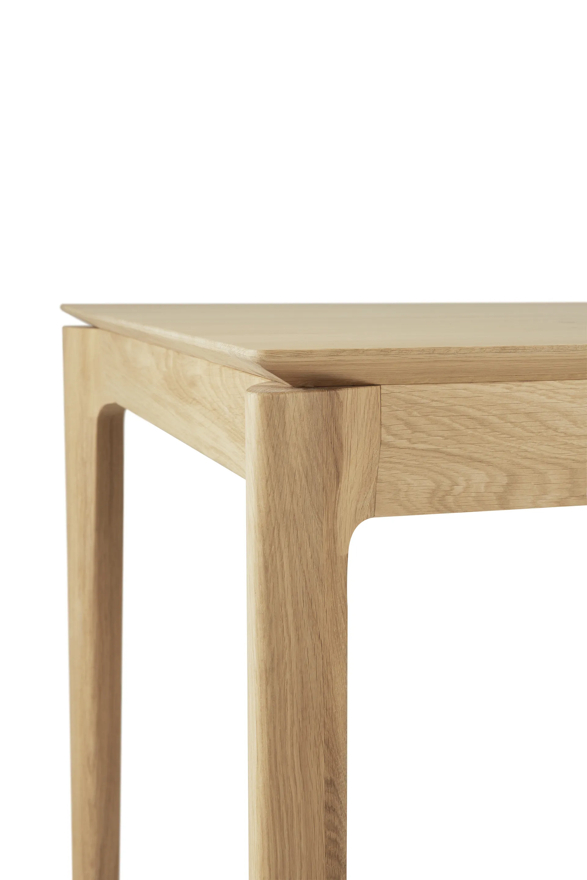 Beech extendable dining table, Lacquered oak, 90x120/180 cm Ethnicraft