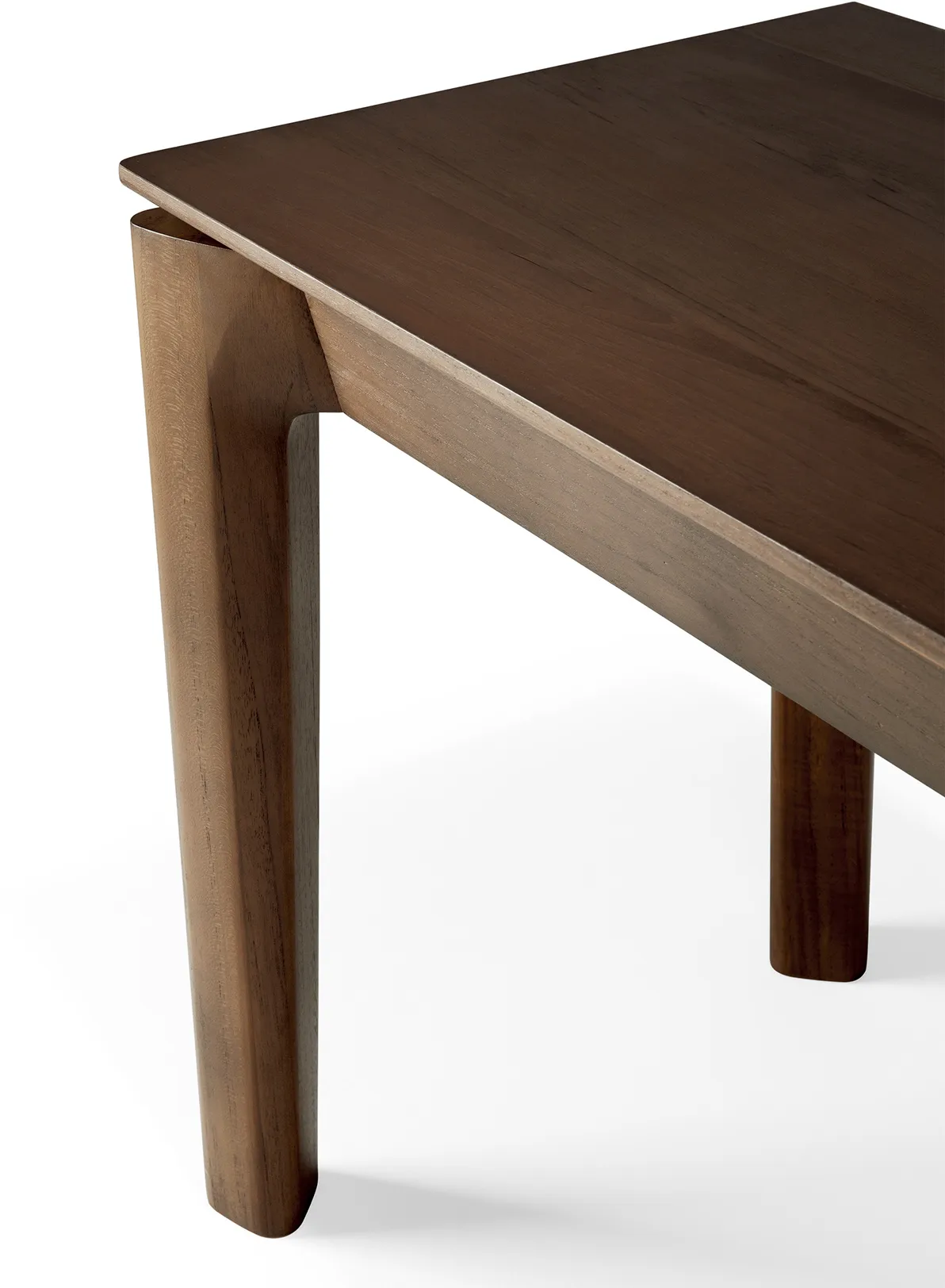 Bok bench, Dark stained teak 126 cm Ethnicraft