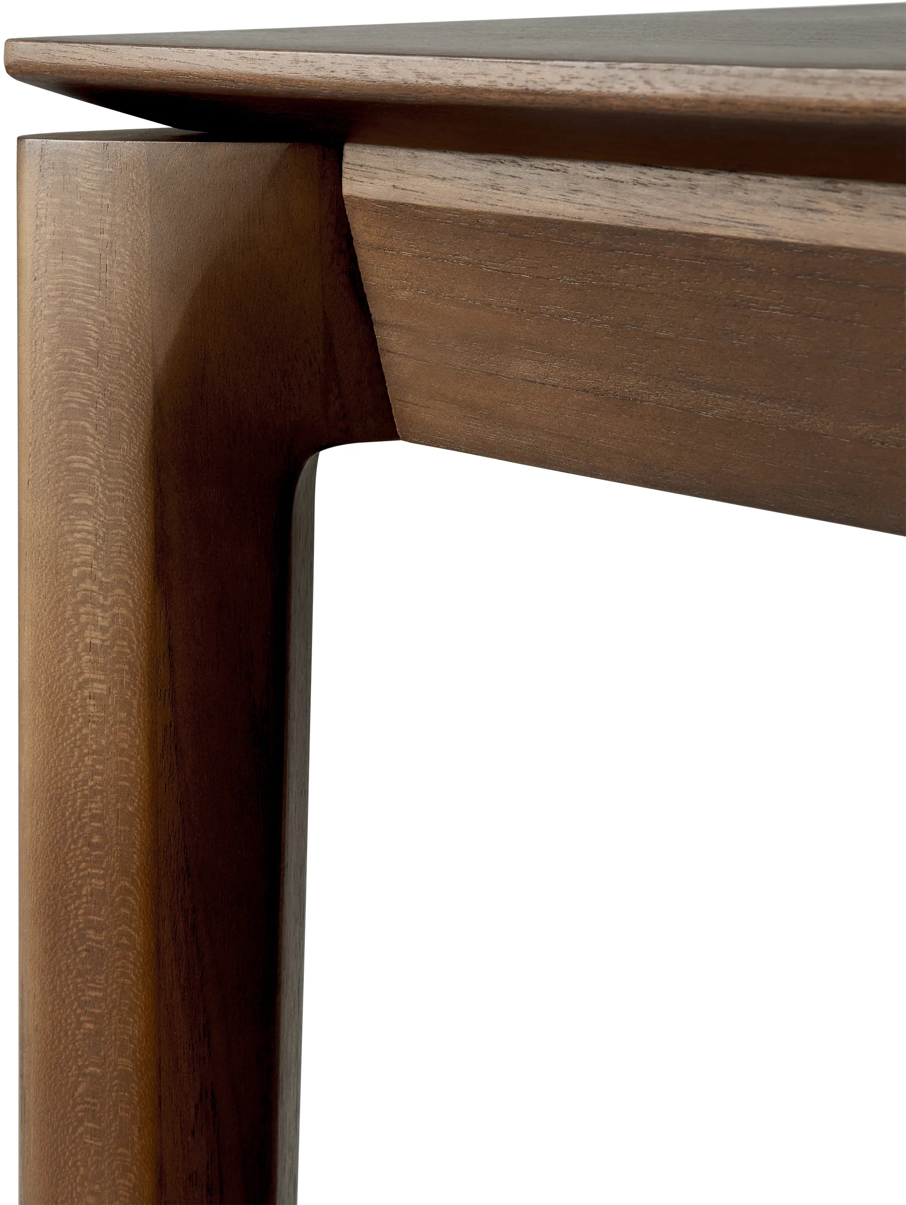 Bok bench, Dark stained teak 126 cm Ethnicraft