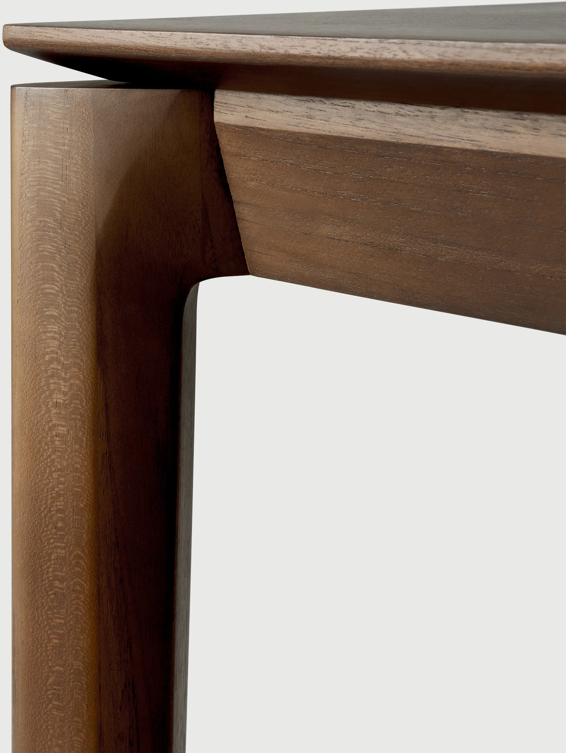 Bok bench, Dark stained teak 166 cm Ethnicraft