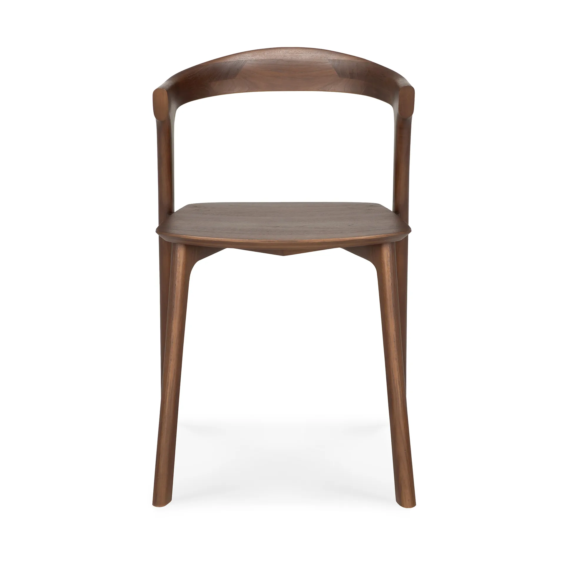 Bok Chair, Lacquered teak brown Ethnicraft